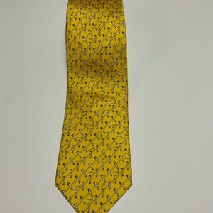 💛 Hermès Paris Foosball Player Print Silk Tie | Made in France ⚽️